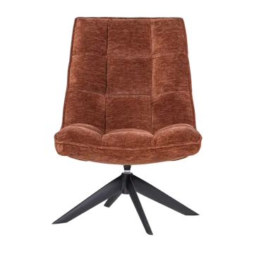 Snurrestol Jouke - Rustbrun - Møbler - Stoler - Lenestoler