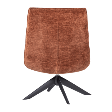 Snurrestol Jouke - Rustbrun - Møbler - Stoler - Lenestoler