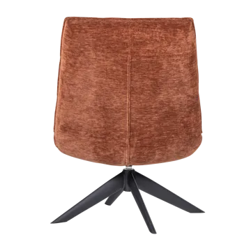 Snurrestol Jouke - Rustbrun - Møbler - Stoler - Lenestoler - Lenestol uten armlene