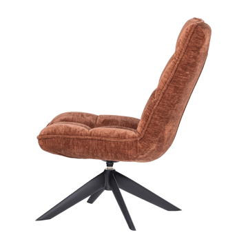 Snurrestol Jouke - Rustbrun - Møbler - Stoler - Lenestoler