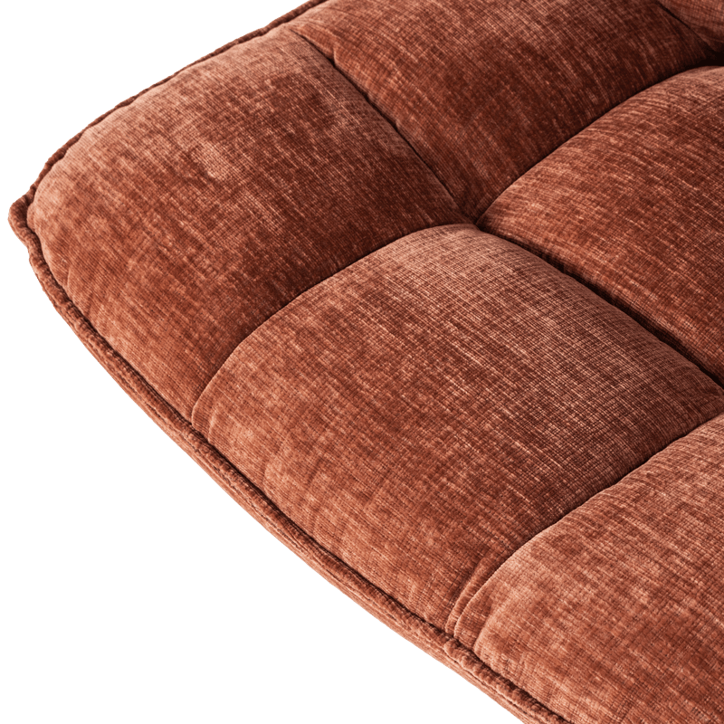 Snurrestol Jouke - Rustbrun - Møbler - Stoler - Lenestoler