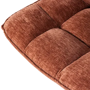 Snurrestol Jouke - Rustbrun - Møbler - Stoler - Lenestoler - Lenestol uten armlene