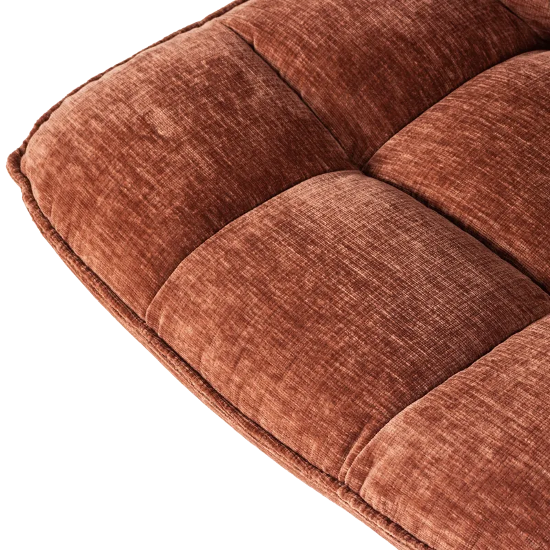 Snurrestol Jouke - Rustbrun - Møbler - Stoler - Lenestoler - Lenestol uten armlene