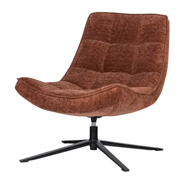 Snurrestol Maudi - Brun - Møbler - Stoler - Lenestoler