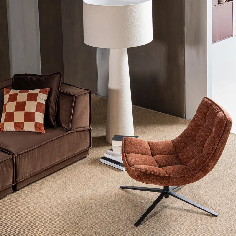 Snurrestol Maudi - Brun - Møbler - Stoler - Lenestoler