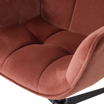 Snurrestol Wibo - Vinrød - Møbler - Stoler - Lenestoler