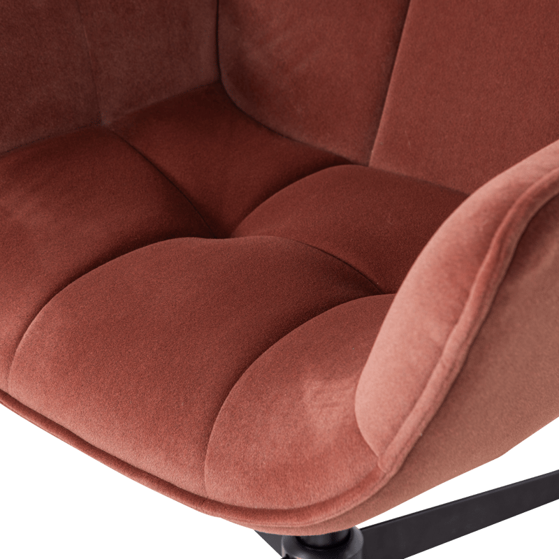 Snurrestol Wibo - Vinrød - Møbler - Stoler - Lenestoler