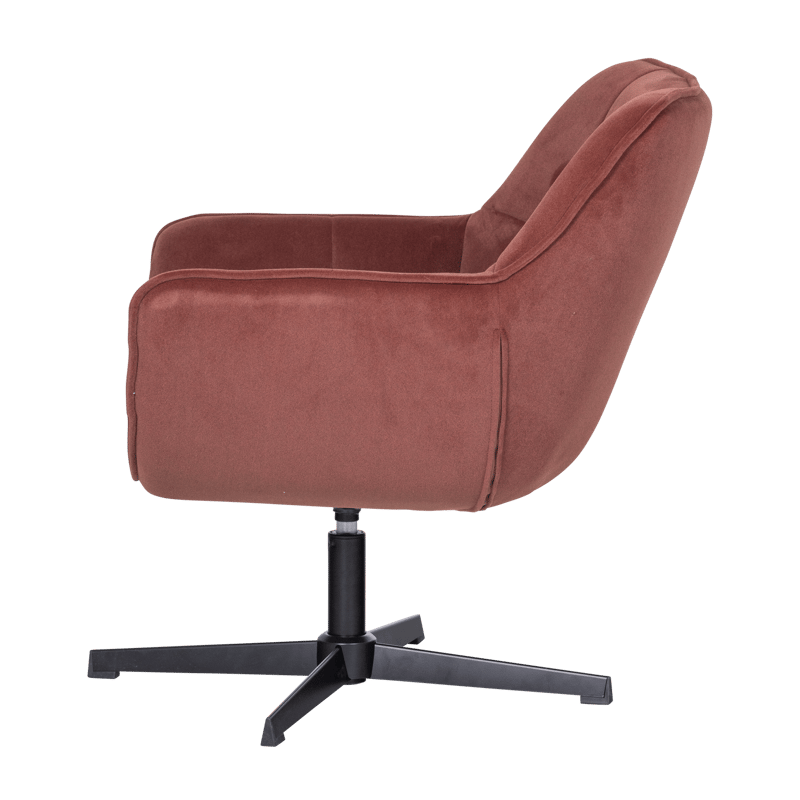 Snurrestol Wibo - Vinrød - Møbler - Stoler - Lenestoler