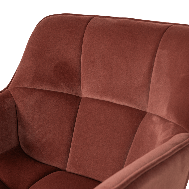 Snurrestol Wibo - Vinrød - Møbler - Stoler - Lenestoler