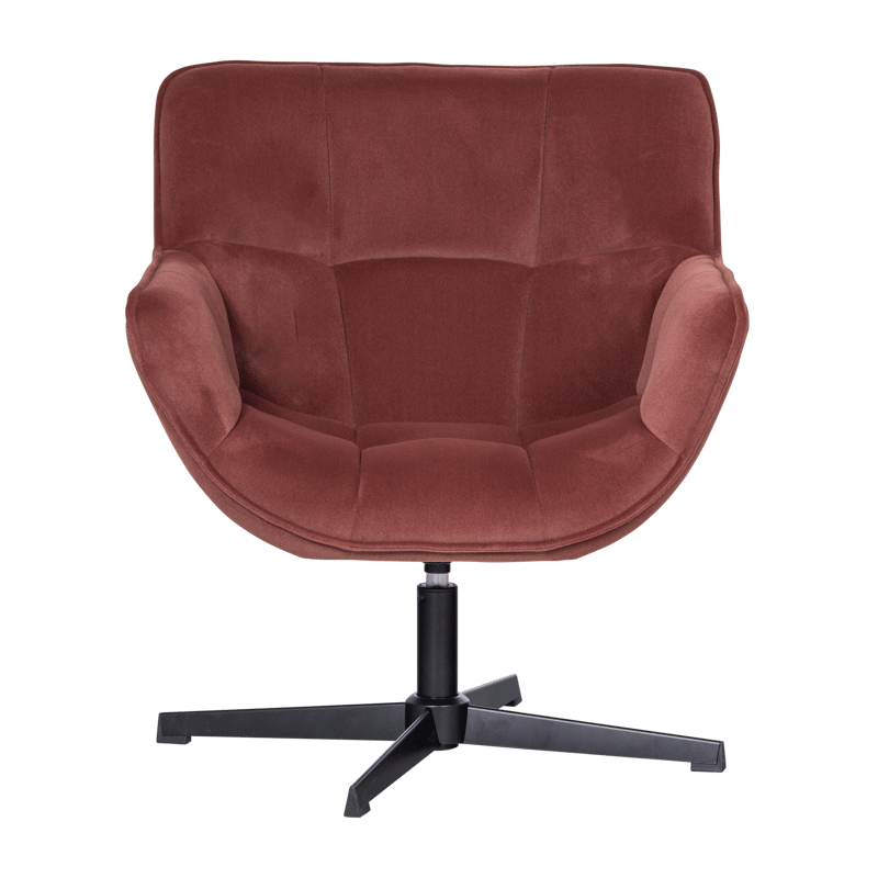 Snurrestol Wibo - Vinrød - Møbler - Stoler - Lenestoler