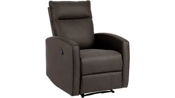 Solvane reclinerlenestol i stoff - Gråbrun - Møbler - Stoler - Lenestoler - Recliner