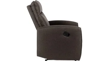 Solvane reclinerlenestol i stoff - Gråbrun - Møbler - Stoler - Lenestoler - Recliner