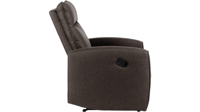 Solvane reclinerlenestol i stoff - Gråbrun - Møbler - Stoler - Lenestoler - Recliner