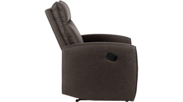 Solvane reclinerlenestol i stoff - Gråbrun - Møbler - Stoler - Lenestoler - Recliner