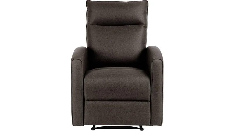 Solvane reclinerlenestol i stoff - Gråbrun - Møbler - Stoler - Lenestoler - Recliner