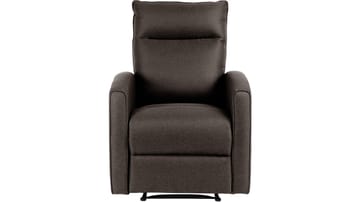 Solvane reclinerlenestol i stoff - Gråbrun - Møbler - Stoler - Lenestoler - Recliner