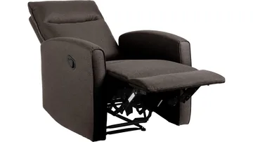 Solvane reclinerlenestol i stoff - Gråbrun - Møbler - Stoler - Lenestoler - Recliner