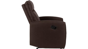 Solvane reclinerlenestol i stoff - Sjokoladebrun - Møbler - Stoler - Lenestoler - Recliner