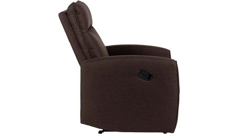 Solvane reclinerlenestol i stoff - Sjokoladebrun - Møbler - Stoler - Lenestoler - Recliner