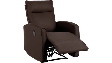 Solvane reclinerlenestol i stoff - Sjokoladebrun - Møbler - Stoler - Lenestoler - Recliner
