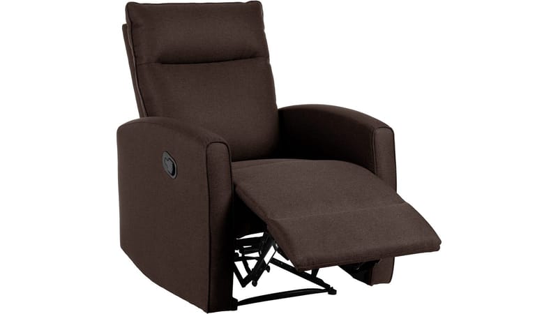 Solvane reclinerlenestol i stoff - Sjokoladebrun - Møbler - Stoler - Lenestoler - Recliner