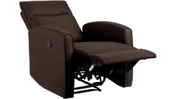 Solvane reclinerlenestol i stoff - Sjokoladebrun - Møbler - Stoler - Lenestoler - Recliner