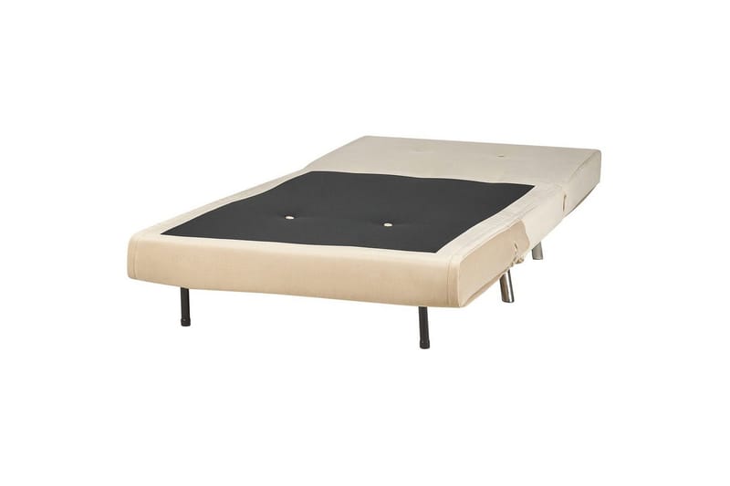 Sovesofa Farris - Beige, Sølv - Møbler - Stoler - Lenestoler - Sengestol