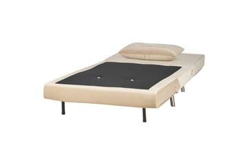 Sovesofa Farris - Beige, Sølv - Møbler - Stoler - Lenestoler - Sengestol