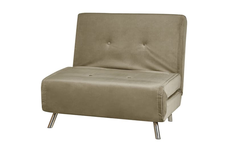 Sovesofa Farris - Grønn, Sølv - Møbler - Stoler - Lenestoler - Sengestol