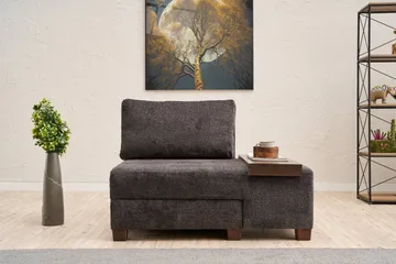 Sovesofa Lenestol Perenna - Antrasitt - Møbler - Stoler - Lenestoler - Sengestol