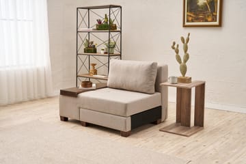 Sovesofa Lenestol Perenna - Krem - Møbler - Stoler - Lenestoler - Sengestol