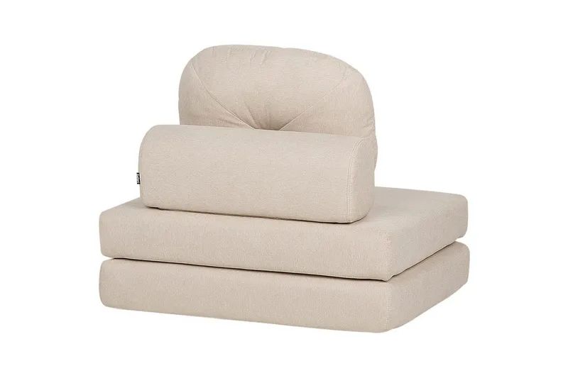Sovesofa Olden - Beige/Polyester, 81x182 cm - Møbler - Stoler - Lenestoler - Sengestol