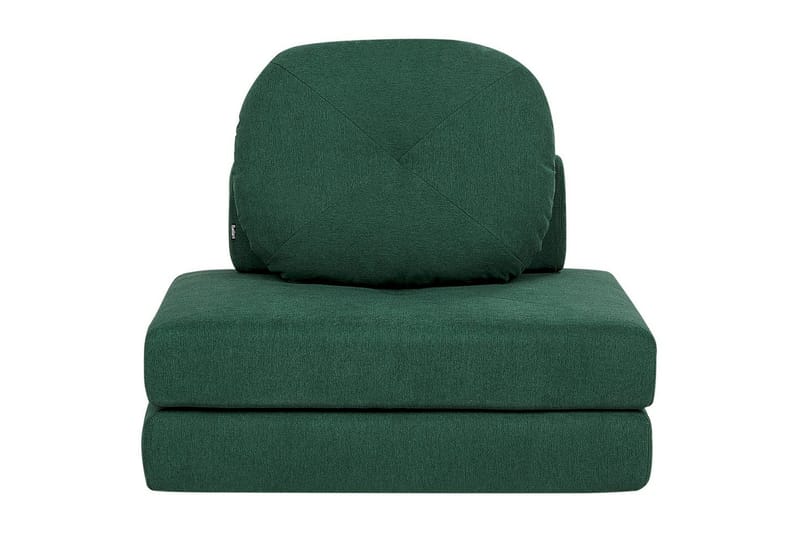 Sovesofa Olden, Grønn/Polyester, 81x182 cm