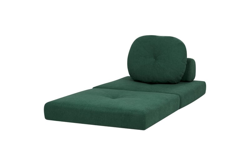 Sovesofa Olden - Grønn/Polyester, 81x182 cm - Møbler - Stoler - Lenestoler - Sengestol