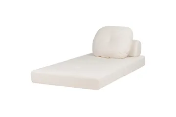 Sovesofa Olden - Hvit/Bouclé, 81x182 cm - Møbler - Stoler - Lenestoler - Sengestol