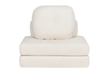 Sovesofa Olden - Hvit/Bouclé, 81x182 cm - Møbler - Stoler - Lenestoler - Sengestol