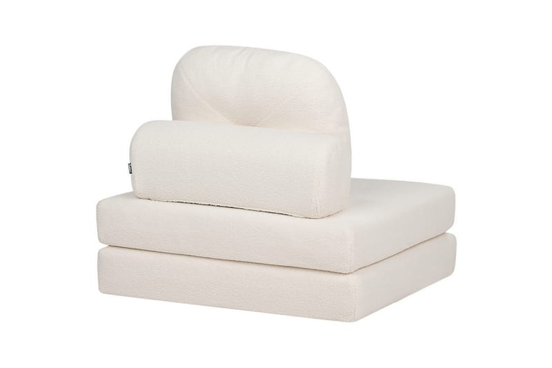 Sovesofa Olden - Hvit/Bouclé, 81x182 cm - Møbler - Stoler - Lenestoler - Sengestol