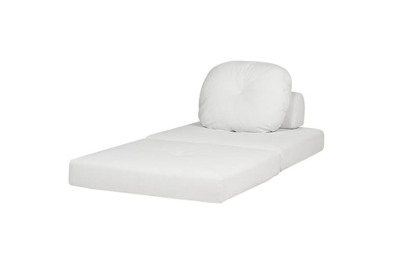 Sovesofa Olden - Hvit/Manchesterstoff, 81x182 cm - Møbler - Stoler - Lenestoler - Sengestol