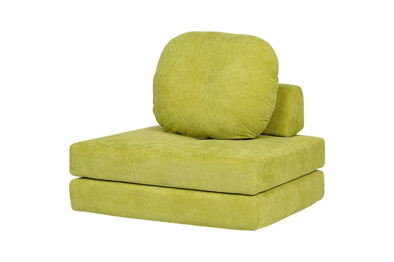 Sovesofa Olden - Lysegrønn/Manchesterstoff, 81x182 cm - Møbler - Stoler - Lenestoler - Sengestol