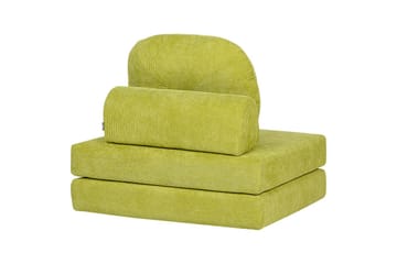 Sovesofa Olden - Lysegrønn/Manchesterstoff, 81x182 cm - Møbler - Stoler - Lenestoler - Sengestol