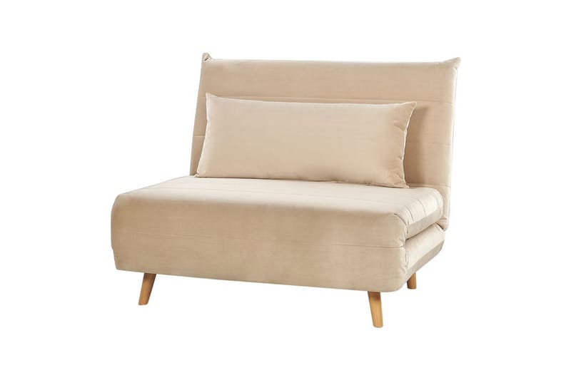 Sovesofa Setten - Beige, lyst tre - Møbler - Stoler - Lenestoler - Sengestol