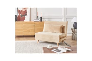 Sovesofa Setten - Beige, lyst tre - Møbler - Stoler - Lenestoler - Sengestol