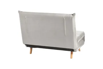 Sovesofa Setten - Grå, lyst tre - Møbler - Stoler - Lenestoler - Sengestol