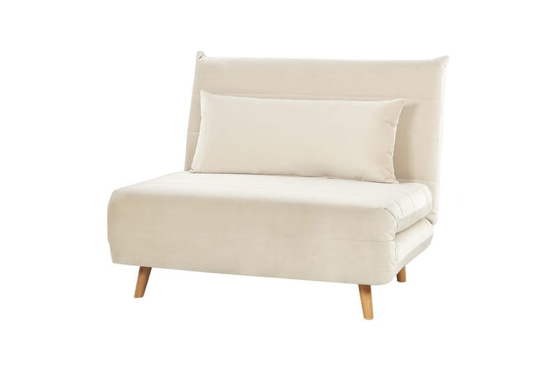 Sovesofa Setten - Hvit, lyst tre - Møbler - Stoler - Lenestoler - Sengestol