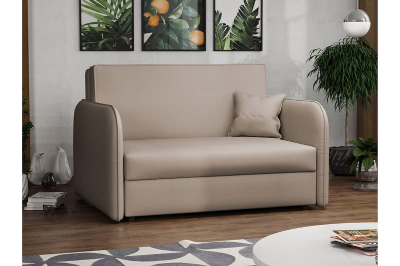 Sovesofa Viva - Beige - Møbler - Stoler - Lenestoler - Fløyelslenestol