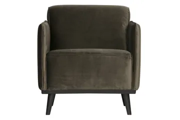 Statement Fløyelslenestol - Grønn - Møbler - Stoler - Lenestoler - Fløyelslenestol