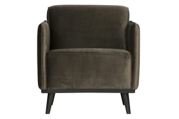 Statement Fløyelslenestol - Grønn - Møbler - Stoler - Lenestoler