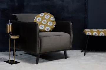 Statement Fløyelslenestol - Grønn - Møbler - Stoler - Lenestoler - Fløyelslenestol