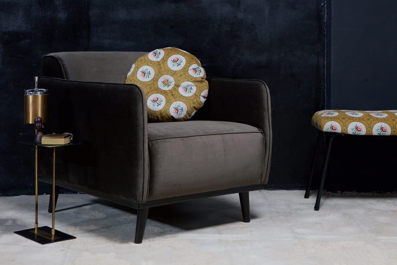 Statement Fløyelslenestol - Grønn - Møbler - Stoler - Lenestoler