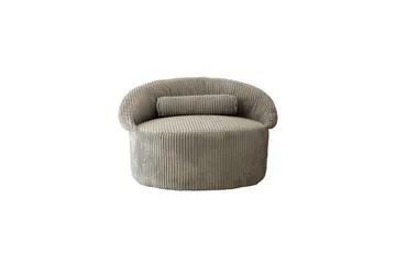 Stifen Lenestol - Antrasitt - Møbler - Stoler - Lenestoler - Lenestol med fotskammel